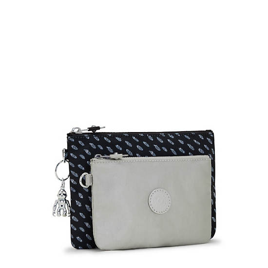 Kipling Duo Pouch Printed 2-in-One Pouches Bags Ultimate Dots | AU 2119AH